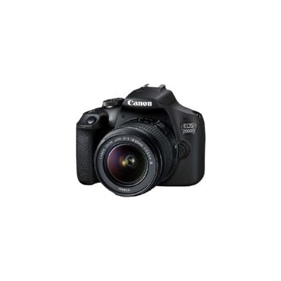 Fotocamera Digitale EOS 2000D BK 24.1Mpx Zoom Ottico 5x Display 3'' Filmati FHD USB 2.0