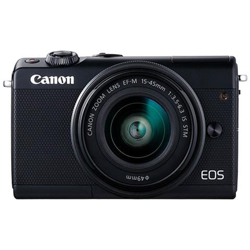 Fotocamera Compatta EOS M100 24,2 Mpx Display TFT Wi-Fi Colore Nero + Obiettivo EF-M 15 características