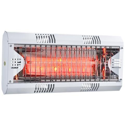 Lampada Riscaldante Infrarossi Potenza 2000 Watt Colore Bianco