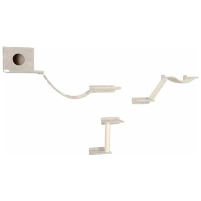 Percorso Sospeso Per Gatti Mount Everest In Legno Beige