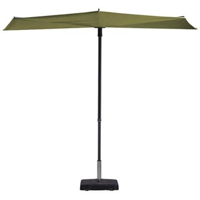 Ombrellone da Balcone Sun Wave 270x150 cm Verde Salvia