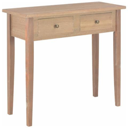 Consolle Da Trucco Marrone 79x30x74 Cm In Legno características