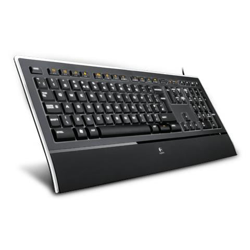 Illuminated Keyboard K740, USB, AZERTY, Universale, Nero, 1,82m, 456 x 190 x 9,3 mm precio