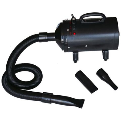 Phon per Cani con 3 Ugelli Nero 2400 W