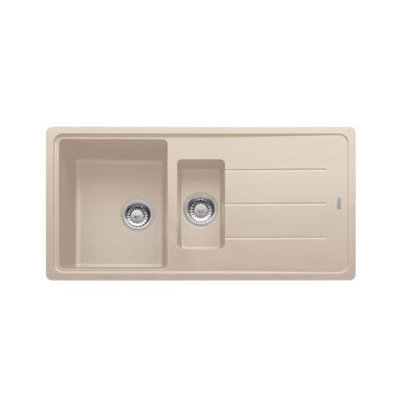 Lavello BFG651OA 1 Vasca e 1 Vaschino Gocciolatoio Reversibile Dimensioni 97 x 50 cm Colore Avena Serie Boston