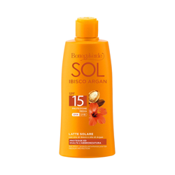 SOL Ibisco Argan - Latte solare -protezione media SPF15 precio