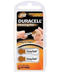 Duracell Zinc Air Et 312 6 Pile características