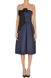 Structured satin dress precio