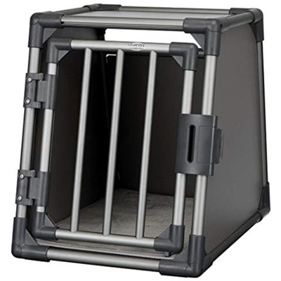 Gabbia Per Trasporto Cani Inclinata S Alluminio Grafite 39335