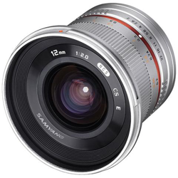 12mm F2.0 NCS CS, SLR, 12/10, Ampio, Fujifilm, Fujifilm, Argento en oferta