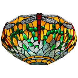 Applique dragonfly Applique con paralume in vetro saldato lavorazione Tiffany WD12123 características