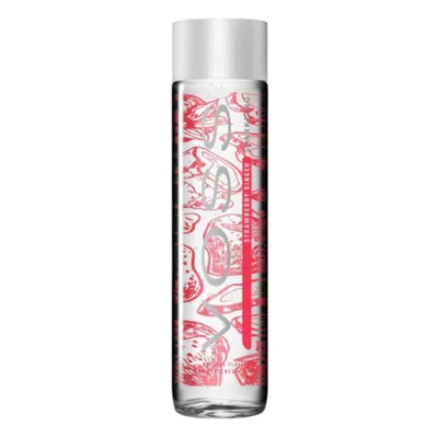 Voss Strawberry Ginger Sparkling Water GLASS Bottle