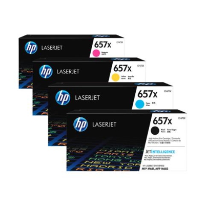 CF471X 657x Toner Originale Ciano per LaserJet MFP M681f / MFP M681dh Capacità 23000 Pagine