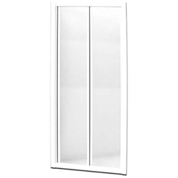 BOX DOCCIA A NICCHIA DUE 2 ANTE CON SOFFIETTO SERIE YORK Cabina Bagno 81-85 en oferta