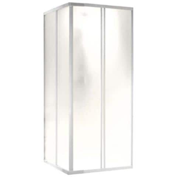 BOX DOCCIA ECONOMICA DUE LATI SCORREVOLE YVON Cabina Alluminio Bianco 78/90 precio