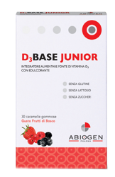 D3BASE JUNIOR 30 CARAMELLE GOMMOSE FRUTTI DI BOSCO características