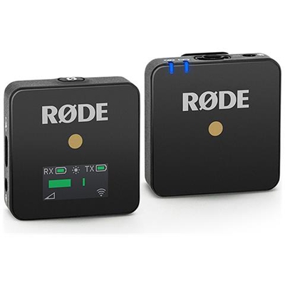 RØDE Wireless GO - Sistema microfono wireless compatto, 2.4GHz, Fino a 70 m di raggio, Nero