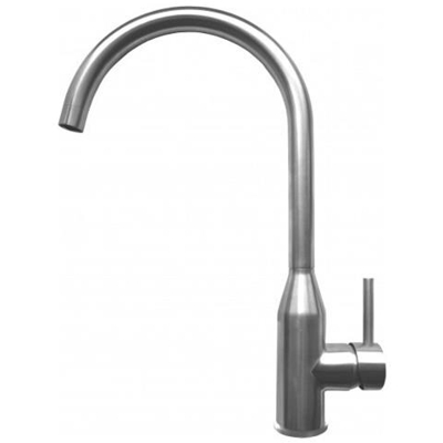 Miscelatore Monocomando con canna girevole Adige 21x40 cm Inox Inox