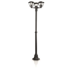 Creek Palo per Esterno E27 Alluminio Nero Altezza 184 cm en oferta