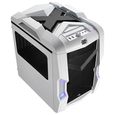 Case PC Aerocool Strike-X Cube Micro-ATX / Mini-ITX 2 Porte USB 3.0 Colore Nero / Bianco