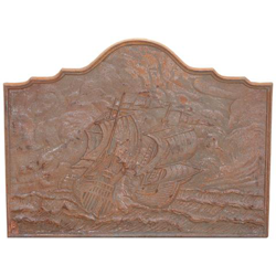 Piastra Da Camino In Fusione Di Ghisa L102xpr2xh75 Cm Ruggine Al Naturale características