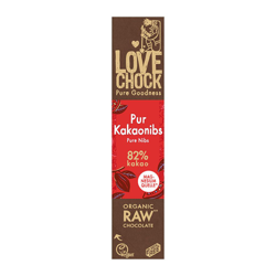 Lovechock Pure Nibs 82% Cacao características