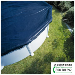 Copertura Invernale Piscina Ovale / Otto, Polietilene, 100g / M 930x560 Cm en oferta