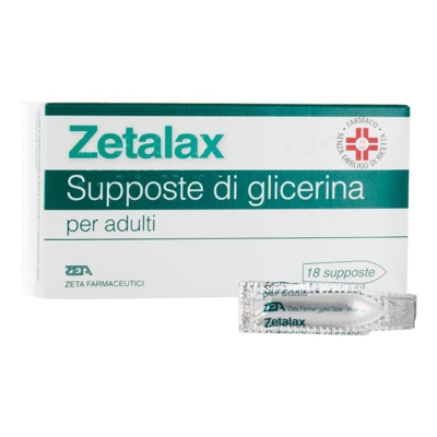 Zetalax Supposte di Glicerina per Adulti