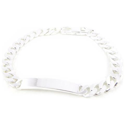 braccialetto con targhetta per argento per per gli uomini 'adam' - [ g1299] características