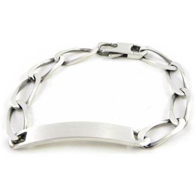 braccialetto con targhetta per argento per per gli uomini 'adam' di età compresa tra cavallo diamante - [ g1329]
