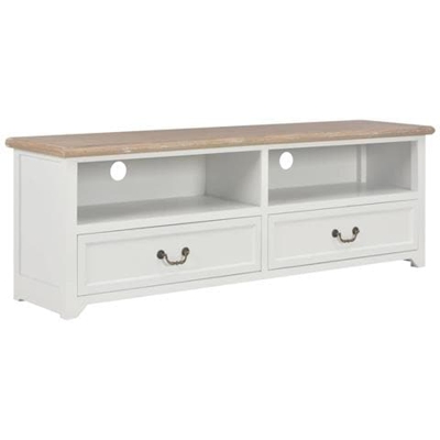 Mobile Porta Tv Bianco 120x40x30 Cm In Legno