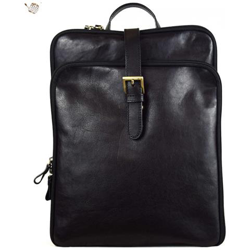 Zaino Donna In Pelle Vera 3 Scomparti Colore Nero - Pelletteria Toscana Made In Italy - Linea Prestige características