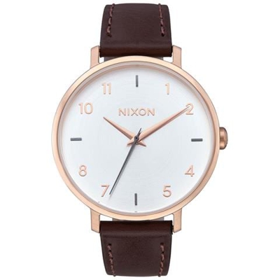 Orologio Donna Nixon Arrow Leather Rose Oro Argento (default, Oro)