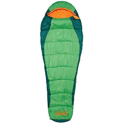 Fision 200 Adulto Semi-rectangular sleeping bag Verde, Arancione