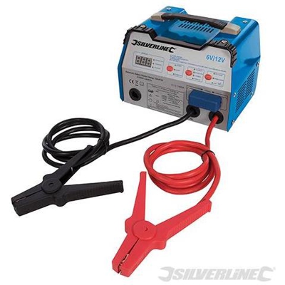 Caricabatteria E Avviatore Automatico 12 A - 6/12 V Silverline