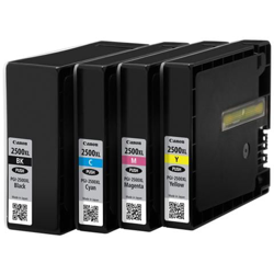 PGI-2500XL Cartuccia Ink Originale Nera Ciano Magenta Gialla per Canon iB4050 / MB5050/5350 Capacità 1520 Pagine Confezione 4 pezzi precio