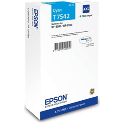 C13T754240 Cartuccia Ink Originale Ciano per WorkForce Pro WF-8090DTW Capacità 7000 Pagine en oferta