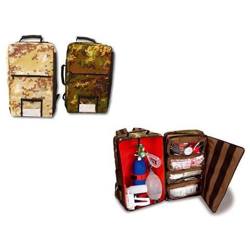 Zaino Di Soccorso - Ampia Tasca Anteriore - Vaschetta Rigida Antiurto - Tessuto Antistrapppo Impermeabile - Diemnsione 32x22x52h Cm precio