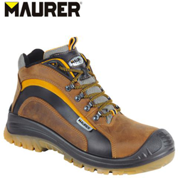 Scarpa antinfortunistica alta tessuto Tomaia Nabuk idrorepellente num. 39 en oferta