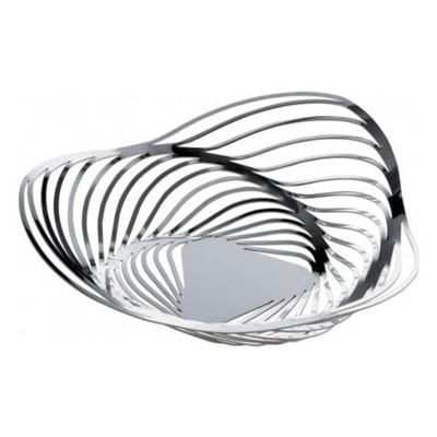 Fruttiera Argento Trinity