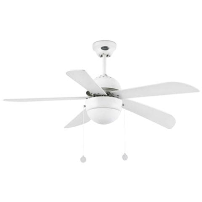 Veneto Ventilatore da Soffitto Bianco con Luce