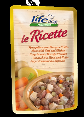 LifeDog Le Ricette 95 gr: Pollo Primavera