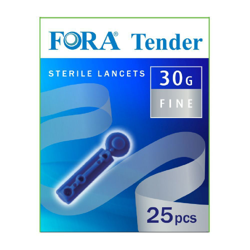 FORA® Tender Lancette Sterili 30g Fine características