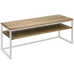 Mobiletto Da Tv Icub3 Industriale Vintage 40x120x45 Cm Bianco en oferta