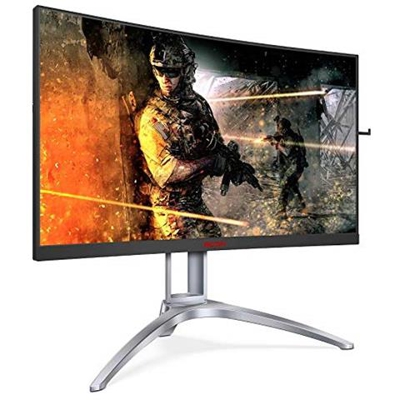 Monitor 27'' LED VA Curvo AG273QCX 2560 x 1440 Quad HD Tempo di Risposta 1 ms Frequenza di aggiornamento 144Hz