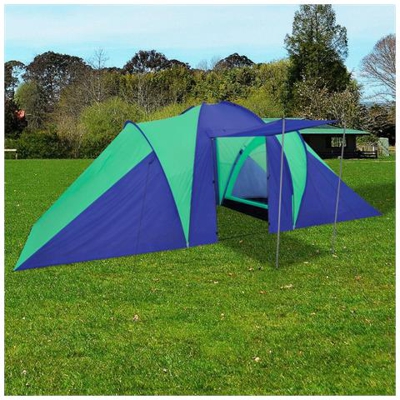 Tenda Da Campeggio Per 6 Persone Blu Marino / Verde