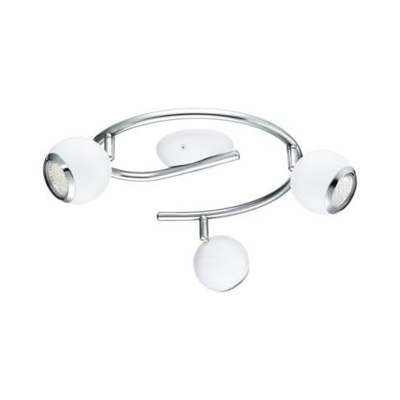 Lampada Da Soffitto ''''spot'''' Per Uso Interno 345 X 290 X 70 Mm Led - 3x3 W - 3x240 Lm - 3000k Warm White - 15.000 H. Bianco Collezione Style