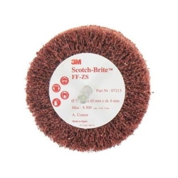 Scotch-brite Pennello Ff-zs Grossolana Diametro Di 75 Mm X 5 características