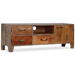 Mobile Porta Tv In Legno Di Acacia Stile Vintage 118x30x40 Cm precio