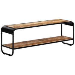 Mobile Porta Tv 120x30x40 Cm In Legno Massello Di Mango Grezzo precio